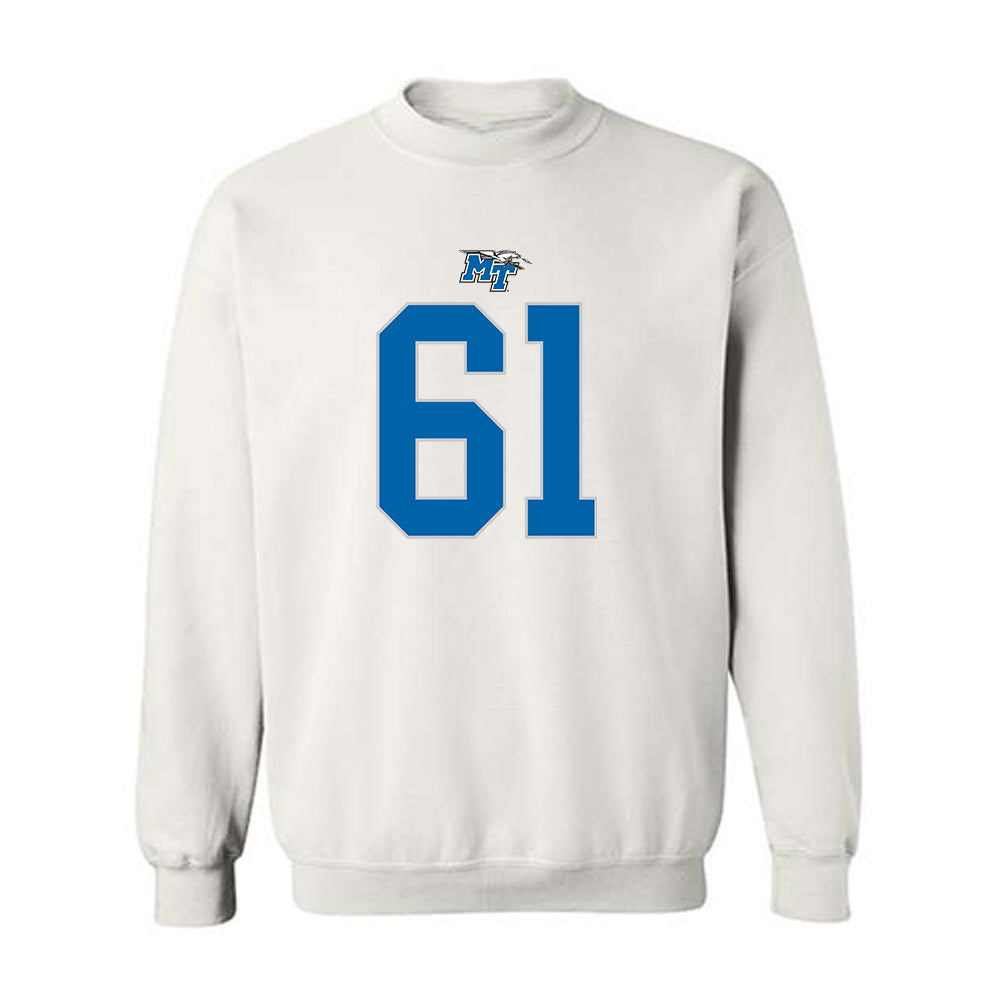 MTSU - NCAA Football : Otto Janse Van Rensburg - Replica Shersey Crewneck Sweatshirt-0