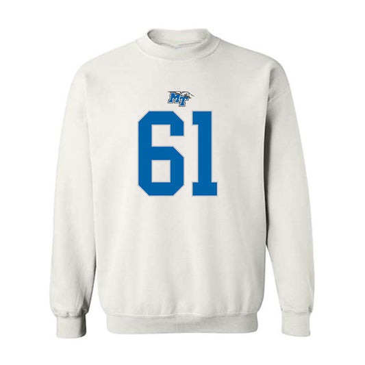 MTSU - NCAA Football : Otto Janse Van Rensburg - Replica Shersey Crewneck Sweatshirt-0