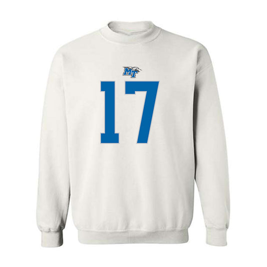 MTSU - NCAA Football : Gamarion Carter - Replica Shersey Crewneck Sweatshirt