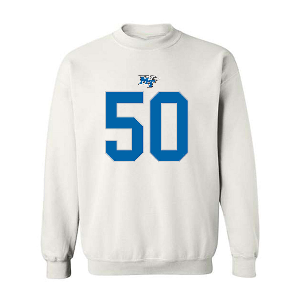 MTSU - NCAA Football : Elijah Carney - Replica Shersey Crewneck Sweatshirt