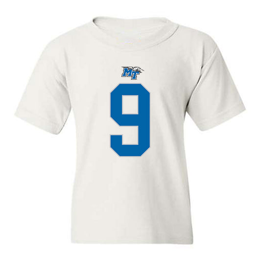 MTSU - NCAA Football : Jekail Middlebrook - Replica Shersey Youth T-Shirt-0