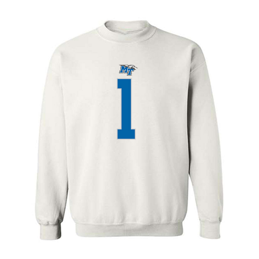 MTSU - NCAA Football : Omari Kelly - Replica Shersey Crewneck Sweatshirt