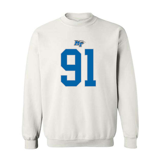 MTSU - NCAA Football : Felix Hixon - Replica Shersey Crewneck Sweatshirt