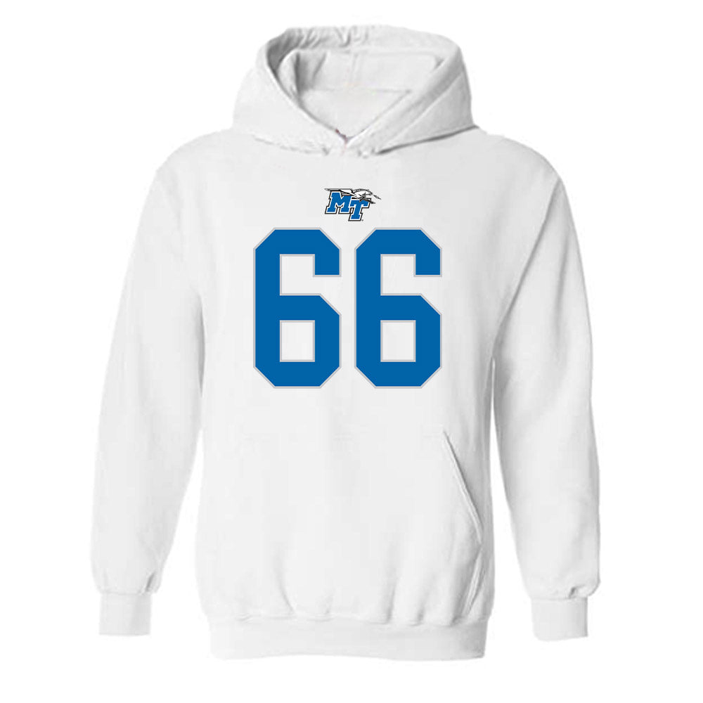 MTSU - NCAA Football : Aaren Alexander - Replica Shersey Hooded Sweatshirt-0