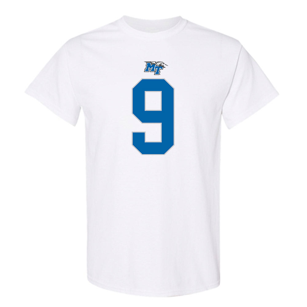 MTSU - NCAA Football : Jekail Middlebrook - Replica Shersey T-Shirt-0