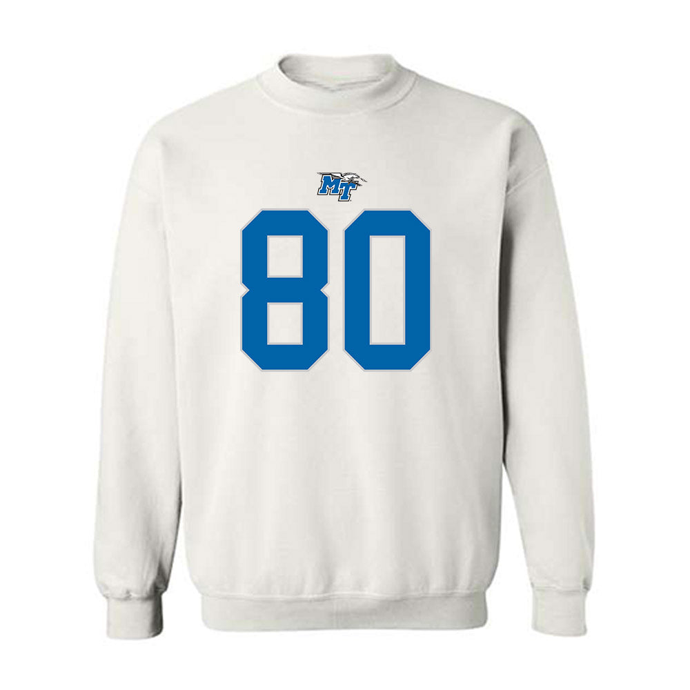 MTSU - NCAA Football : Zaidyn Moore - Replica Shersey Crewneck Sweatshirt-0