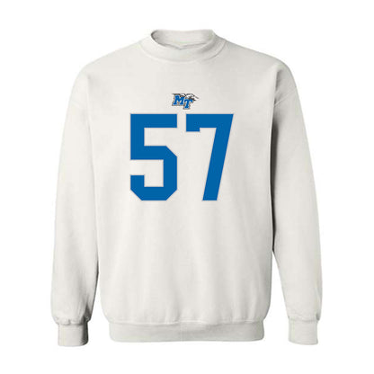 MTSU - NCAA Football : Bo Bryan - Replica Shersey Crewneck Sweatshirt-0
