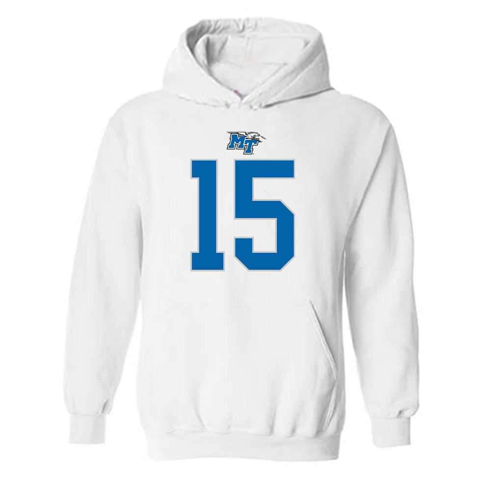 MTSU - NCAA Football : Josh Evans - Hooded Sweatshirt