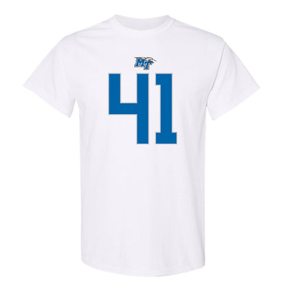 MTSU - NCAA Football : Christopher Kaup - Replica Shersey T-Shirt-0