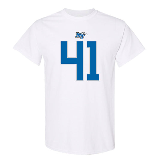 MTSU - NCAA Football : Christopher Kaup - Replica Shersey T-Shirt-0