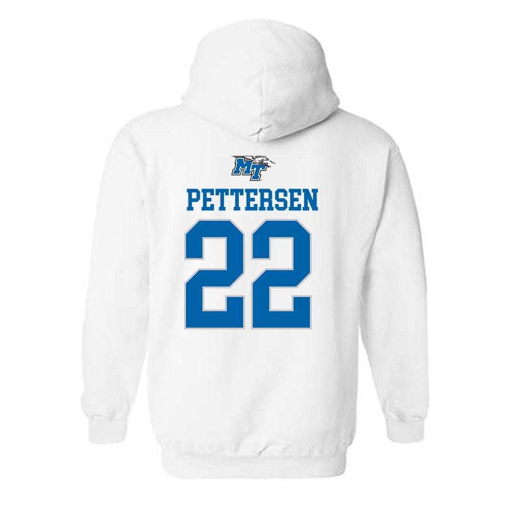 MTSU - NCAA Women's Soccer : Emma Pettersen - Replica Shersey Hooded Sweatshirt