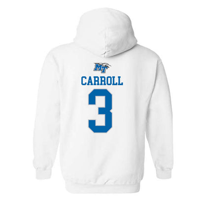 MTSU - NCAA Women's Soccer : Megan Carroll - Replica Shersey Hooded Sweatshirt