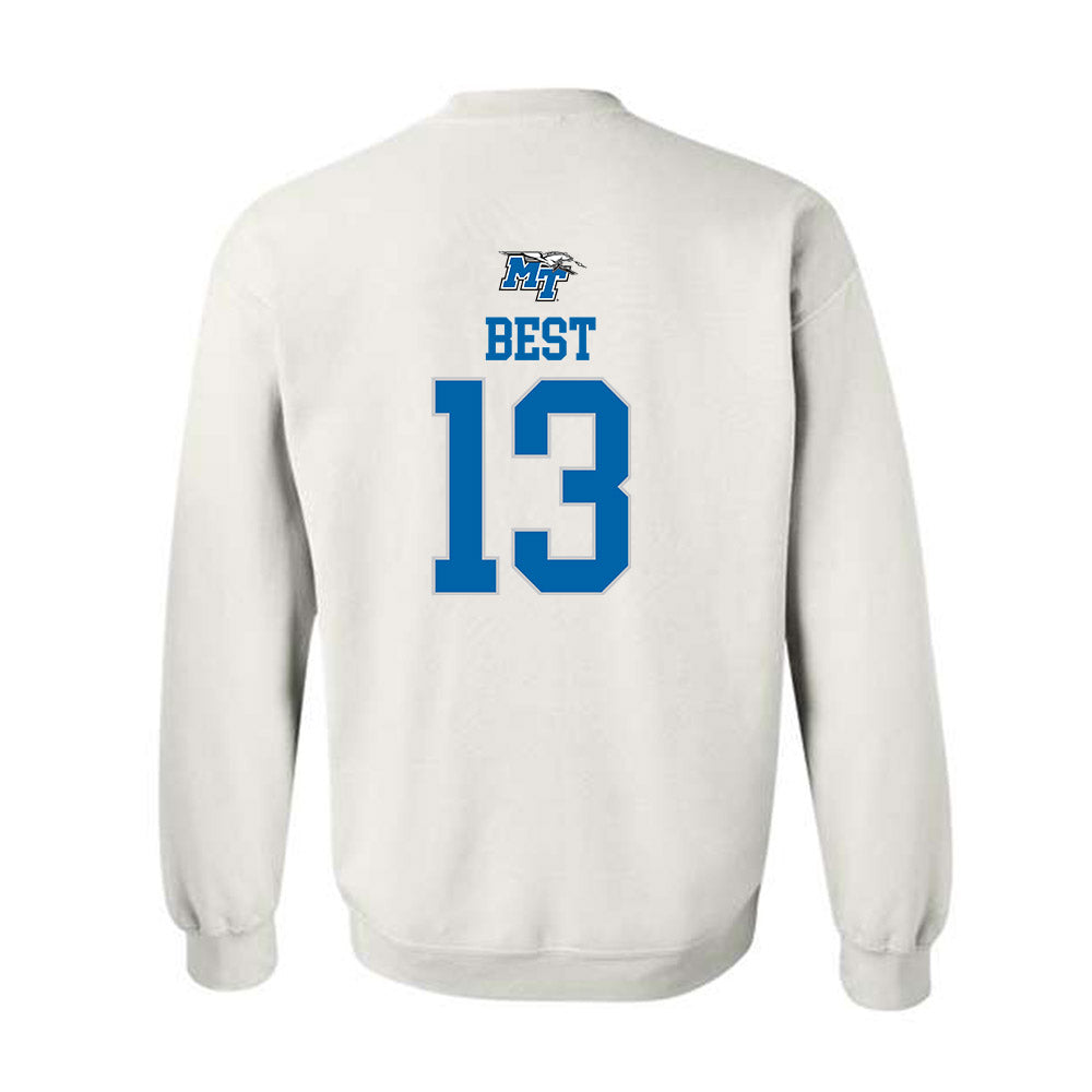 MTSU - NCAA Women's Soccer : Olivia Best - Replica Shersey Crewneck Sweatshirt-1