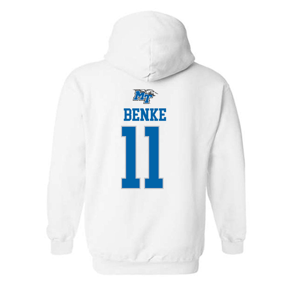 MTSU - NCAA Women's Soccer : Annamaria Benke - Replica Shersey Hooded Sweatshirt-1