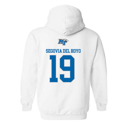 MTSU - NCAA Women's Soccer : Sandra Segovia del Hoyo - Replica Shersey Hooded Sweatshirt-1