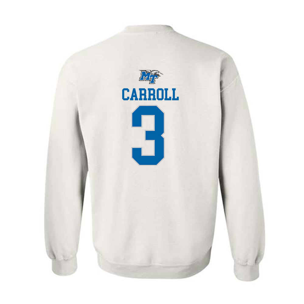 MTSU - NCAA Women's Soccer : Megan Carroll - Replica Shersey Crewneck Sweatshirt