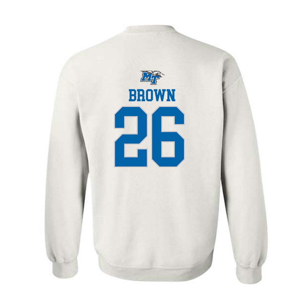 MTSU - NCAA Women's Soccer : Emma Brown - Replica Shersey Crewneck Sweatshirt