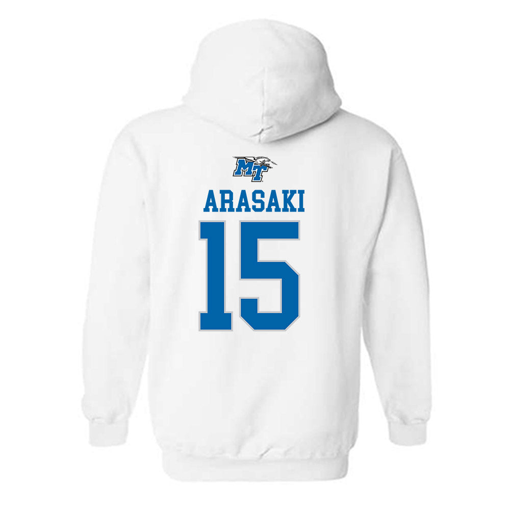 MTSU - NCAA Women's Soccer : Risui Arasaki - Replica Shersey Hooded Sweatshirt