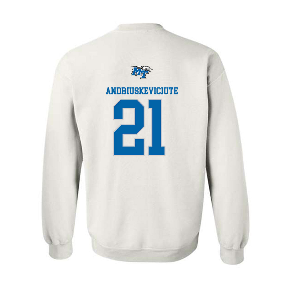 MTSU - NCAA Women's Soccer : Aive Andriuskeviciute - Replica Shersey Crewneck Sweatshirt-1