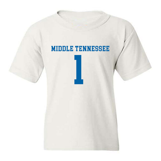 MTSU - NCAA Women's Soccer : Ella Sellers - Replica Shersey Youth T-Shirt-0