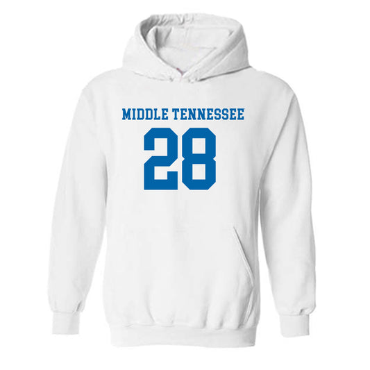 MTSU - NCAA Women's Soccer : Mackenzie Shores - Replica Shersey Hooded Sweatshirt