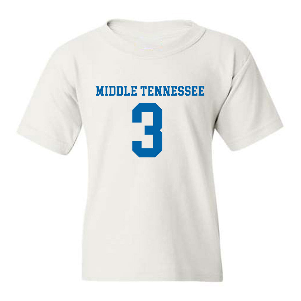 MTSU - NCAA Women's Soccer : Megan Carroll - Replica Shersey Youth T-Shirt