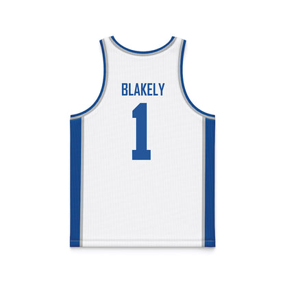 MTSU - NCAA Women's Basketball : Courtney Blakely - White Basketball Jersey