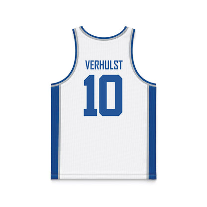 MTSU - NCAA Women's Basketball : Kirston Verhulst - White Basketball Jersey-1