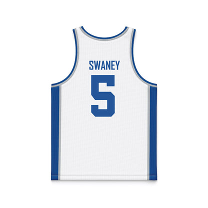 MTSU - NCAA Women's Basketball : Carsyn Swaney - White Basketball Jersey-1