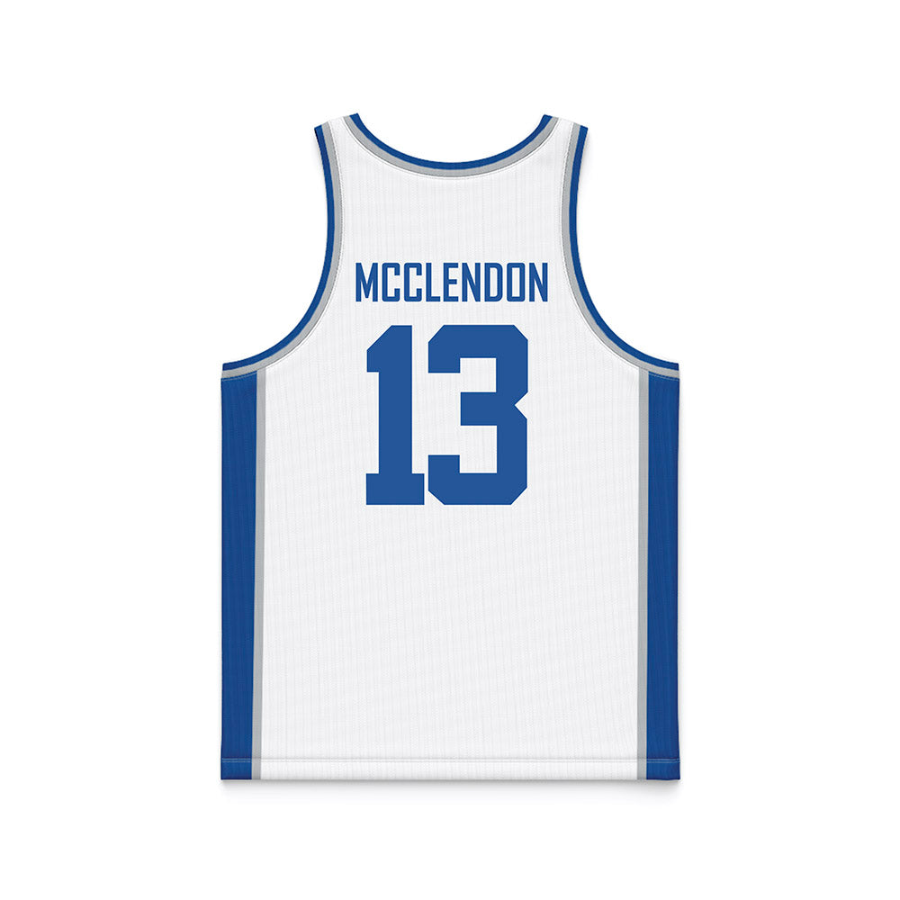 MTSU - NCAA Women's Basketball : Jenna McClendon - White Basketball Jersey-1