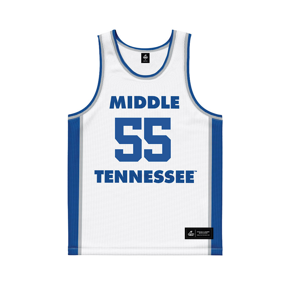 MTSU - NCAA Women's Basketball : Iuliia Grabovskaia - White Basketball Jersey