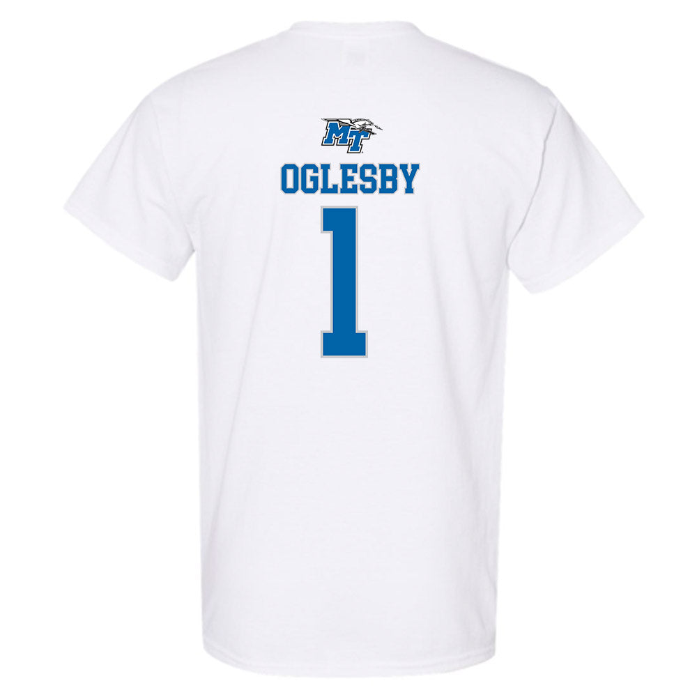 MTSU - NCAA Men's Basketball : Alec Oglesby - Replica Shersey T-Shirt-1