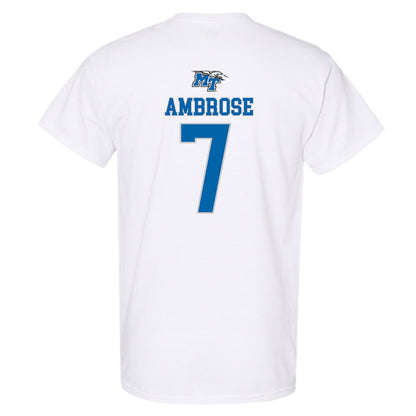 MTSU - NCAA Men's Basketball : Charvez Ambrose - Replica Shersey T-Shirt-1