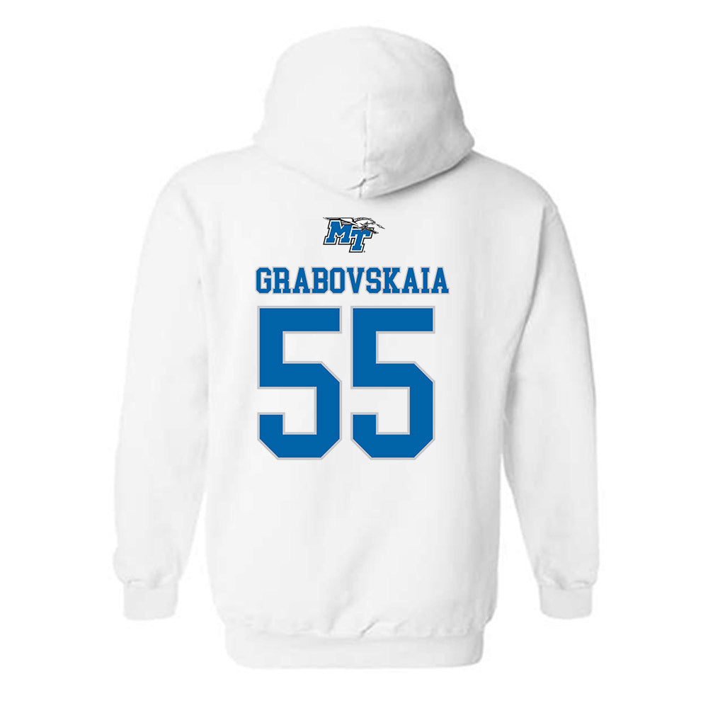 MTSU - NCAA Women's Basketball : Iuliia Grabovskaia - Replica Shersey Hooded Sweatshirt