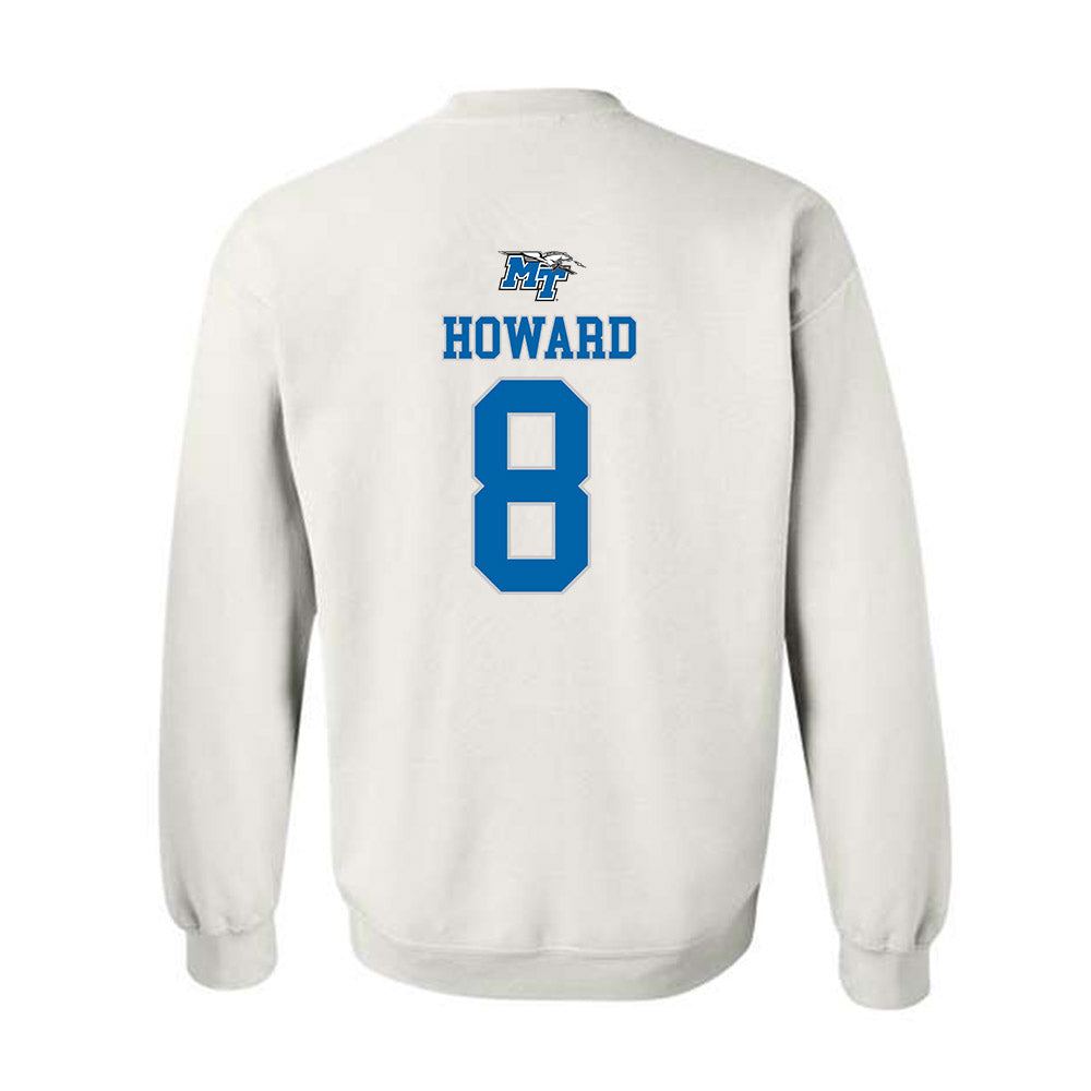 MTSU - NCAA Men's Basketball : Jax Howard - Replica Shersey Crewneck Sweatshirt-1