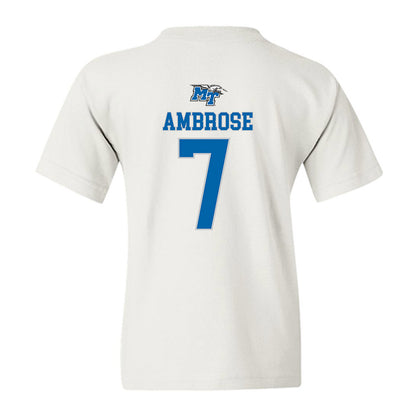MTSU - NCAA Men's Basketball : Charvez Ambrose - Replica Shersey Youth T-Shirt-1