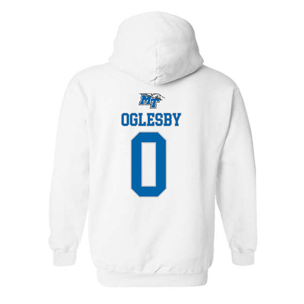 MTSU - NCAA Men's Basketball : Alec Oglesby - Replica Shersey Hooded Sweatshirt-1