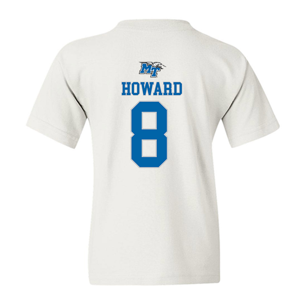 MTSU - NCAA Men's Basketball : Jax Howard - Replica Shersey Youth T-Shirt-1