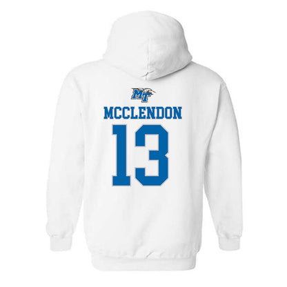 MTSU - NCAA Women's Basketball : Jenna McClendon - Replica Shersey Hooded Sweatshirt-1