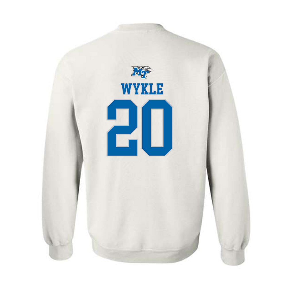 MTSU - NCAA Men's Basketball : Savon Wykle - Replica Shersey Crewneck Sweatshirt-1