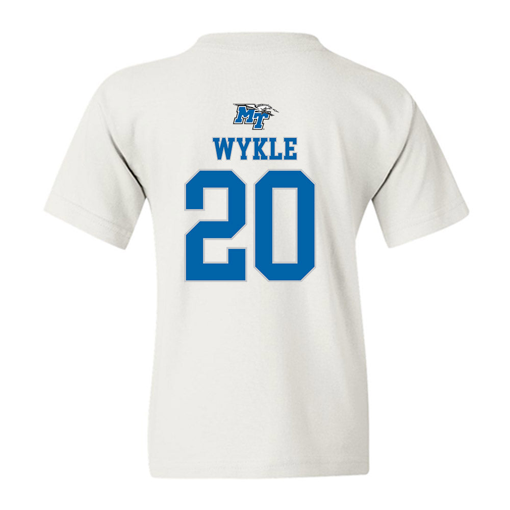 MTSU - NCAA Men's Basketball : Savon Wykle - Replica Shersey Youth T-Shirt-1