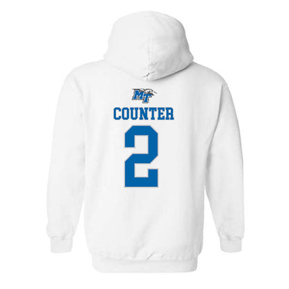 MTSU - NCAA Men's Basketball : Jlynn Counter - Replica Shersey Hooded Sweatshirt-1