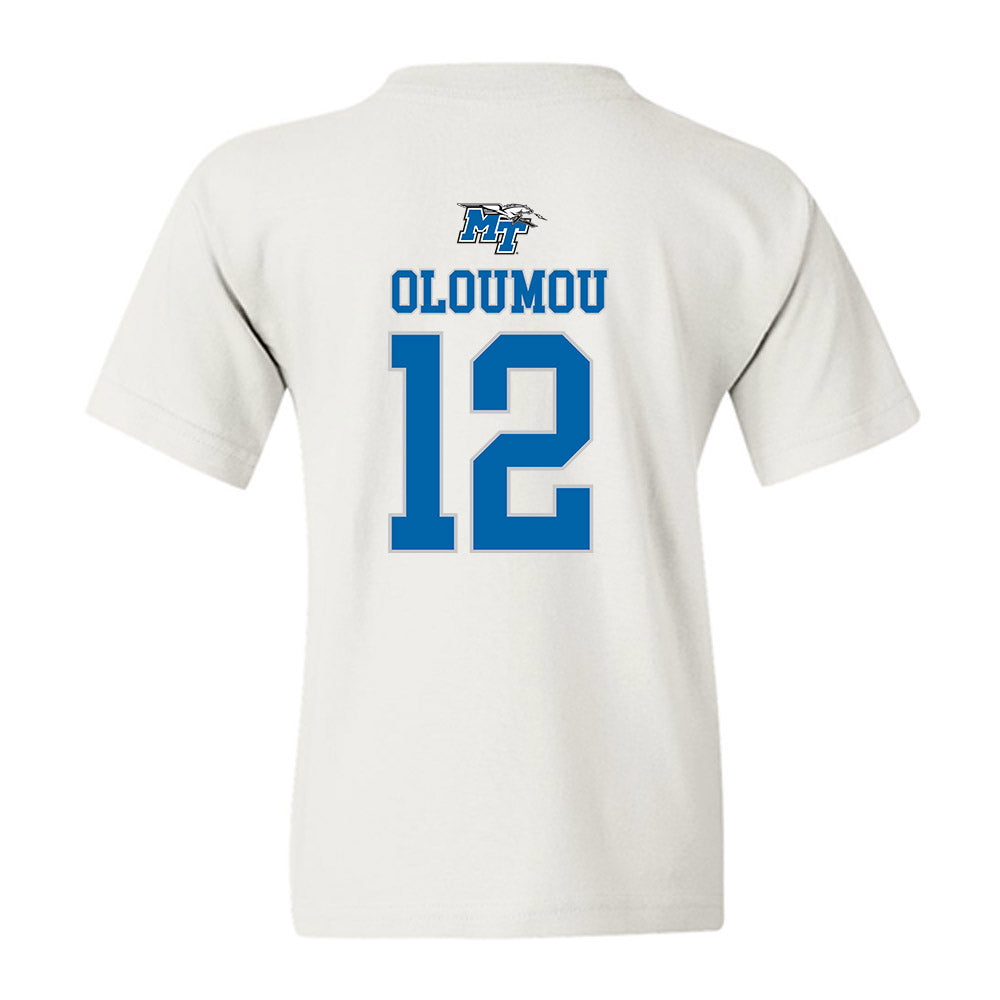 MTSU - NCAA Men's Basketball : Brandon Oloumou - Replica Shersey Youth T-Shirt-1
