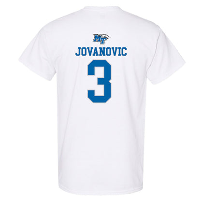MTSU - NCAA Men's Basketball : Luka Jovanovic - Replica Shersey T-Shirt-1