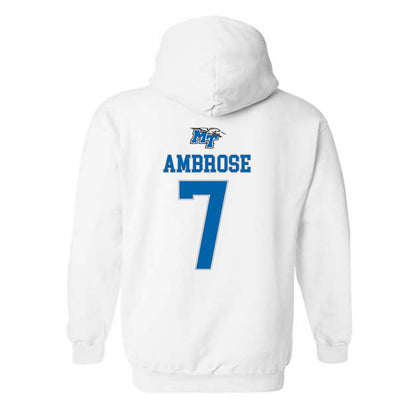 MTSU - NCAA Men's Basketball : Charvez Ambrose - Replica Shersey Hooded Sweatshirt-1