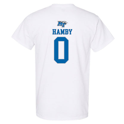 MTSU - NCAA Women's Basketball : Gracie Hamby - Replica Shersey T-Shirt-1