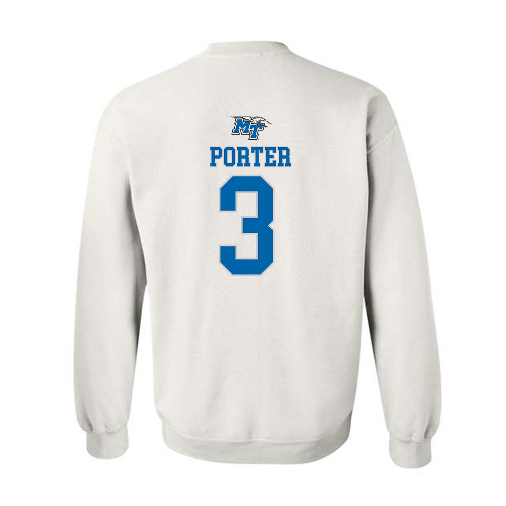 MTSU - NCAA Men's Basketball : Jestin Porter - Crewneck Sweatshirt