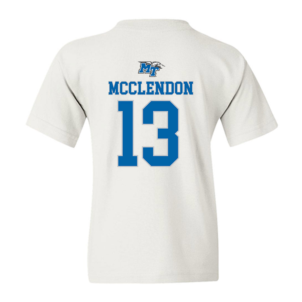 MTSU - NCAA Women's Basketball : Jenna McClendon - Replica Shersey Youth T-Shirt-1
