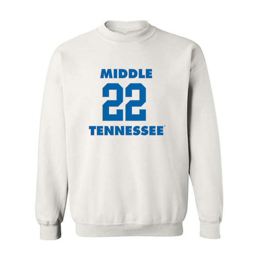 MTSU - NCAA Women's Basketball : Macie Phifer - Replica Shersey Crewneck Sweatshirt-0