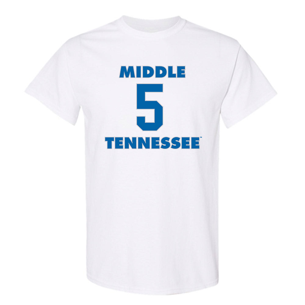 MTSU - NCAA Women's Basketball : Carsyn Swaney - Replica Shersey T-Shirt-0